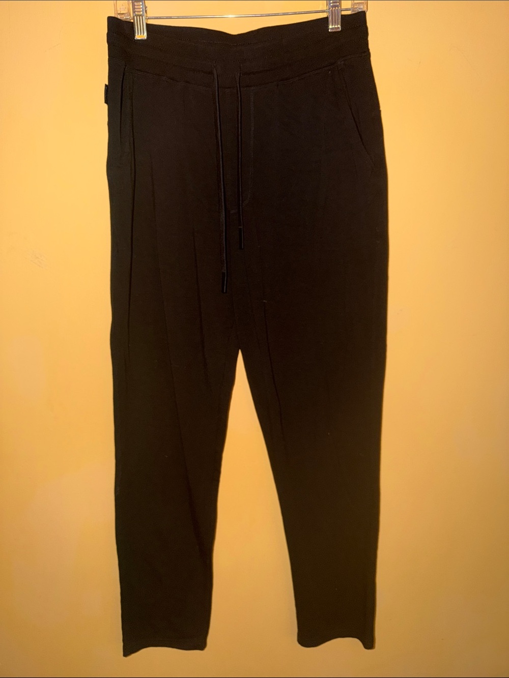 BOODY Black Knit Joggers with Drawstring Waist